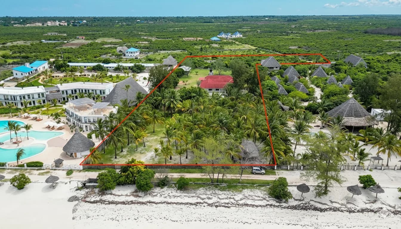 Premium Beachfront Land in Makunduchi